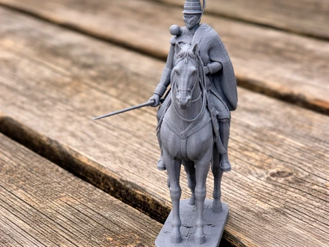 Jozef Poniatowski Napoleonic Soldier 3D Model