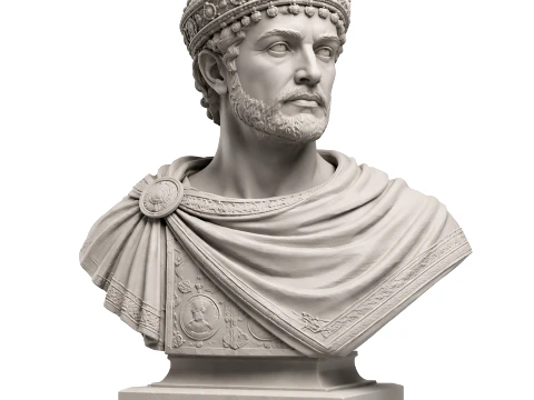 Justinianus I buste 3D Model