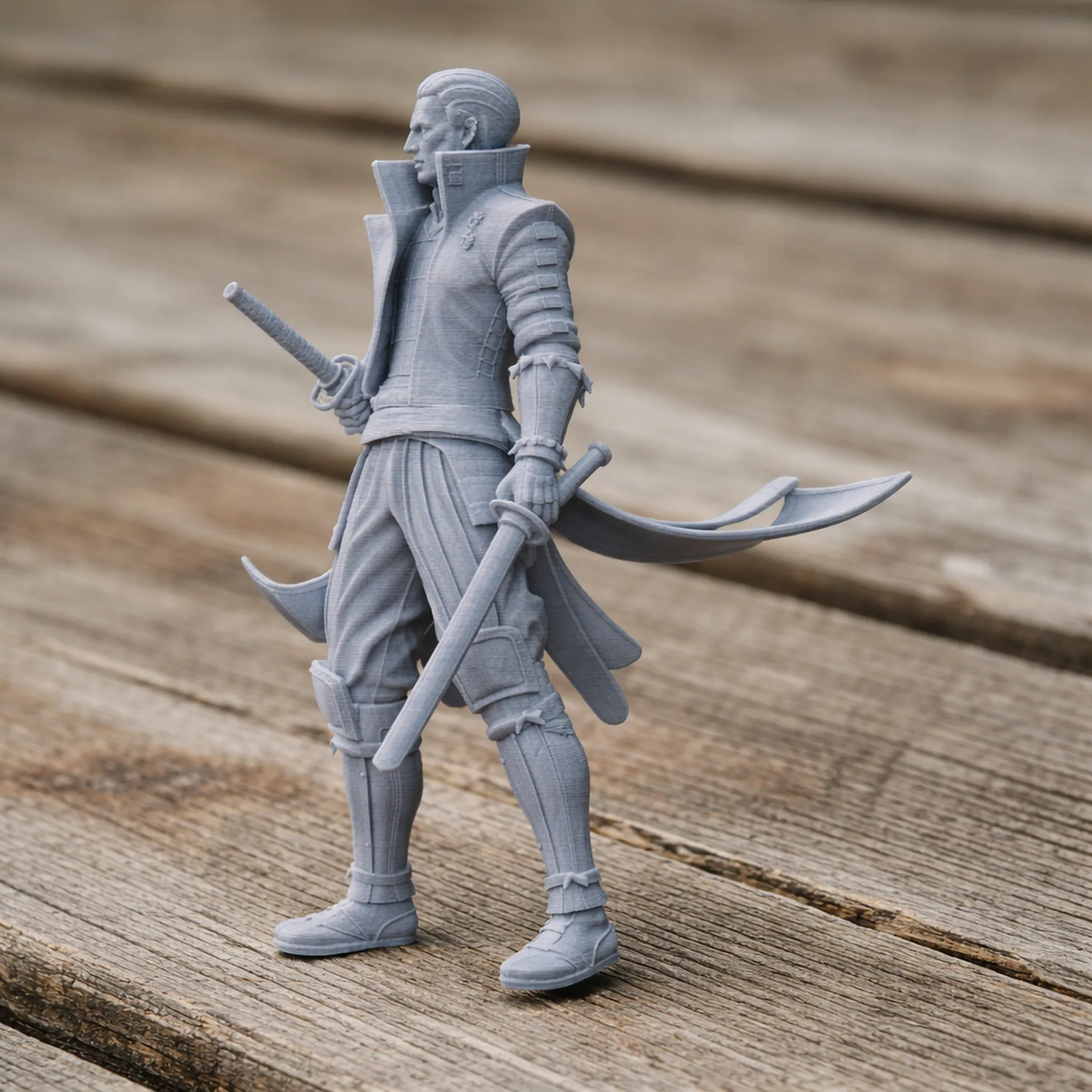 Katakura Kojuro Samurai Classic 3D Model .c4d .max .obj .3ds .fbx .stl .blend 
