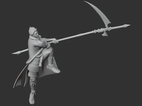 Kato Kiyomasa Samurai 3D Model
