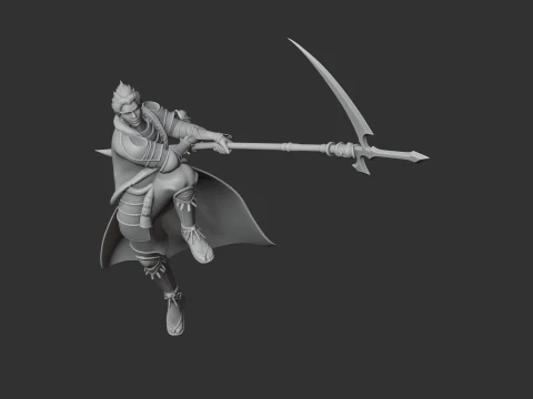 Kato Kiyomasa Samurai 3D Model
