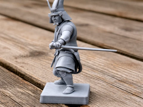 Kato Kiyomasa Samurai Clásico Modelo 3D