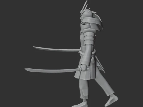 Kusunoki Masashige Samurai Classic 3D Model