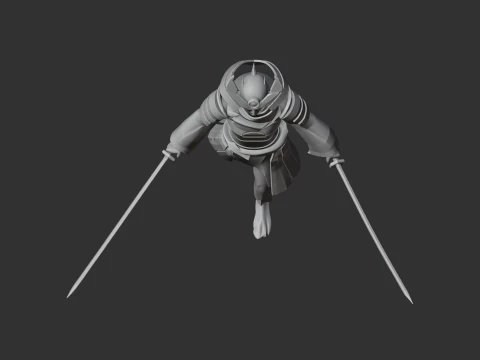 Kusunoki Masashige Samurai Classic 3D Model
