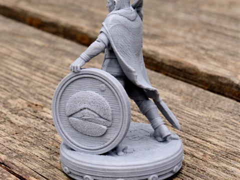 Lagertha Viking Classic 3D Model