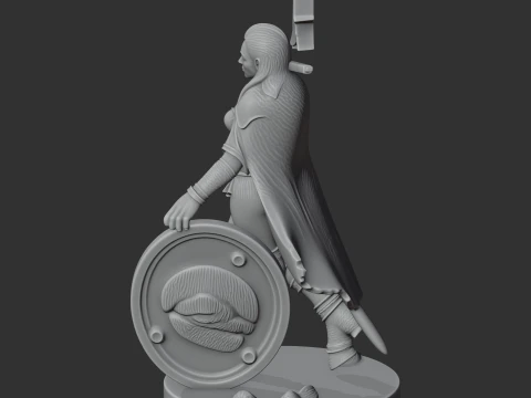 Lagertha Viking Classic 3D Model