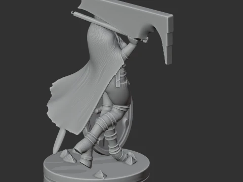 Lagertha Viking Classic 3D Model