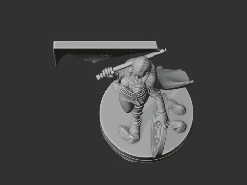 Lagertha Viking Classic 3D Model