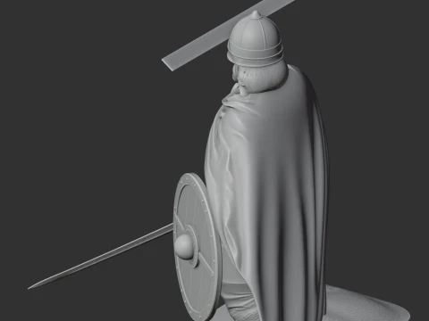 Leif Erikson Viking Classic 3D Model
