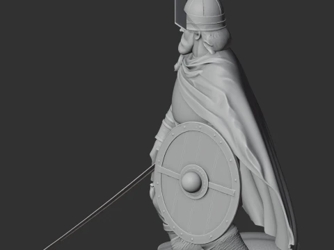 Leif Erikson Viking Classic 3D Model