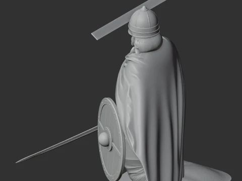 Leif Erikson Viking Classic 3D Model