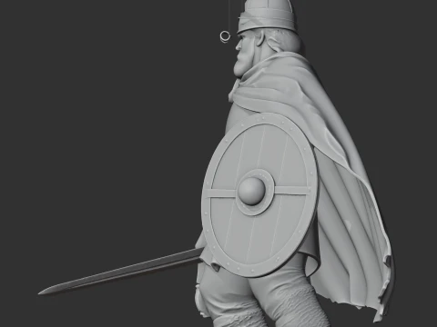Leif Erikson Viking Classic 3D Model