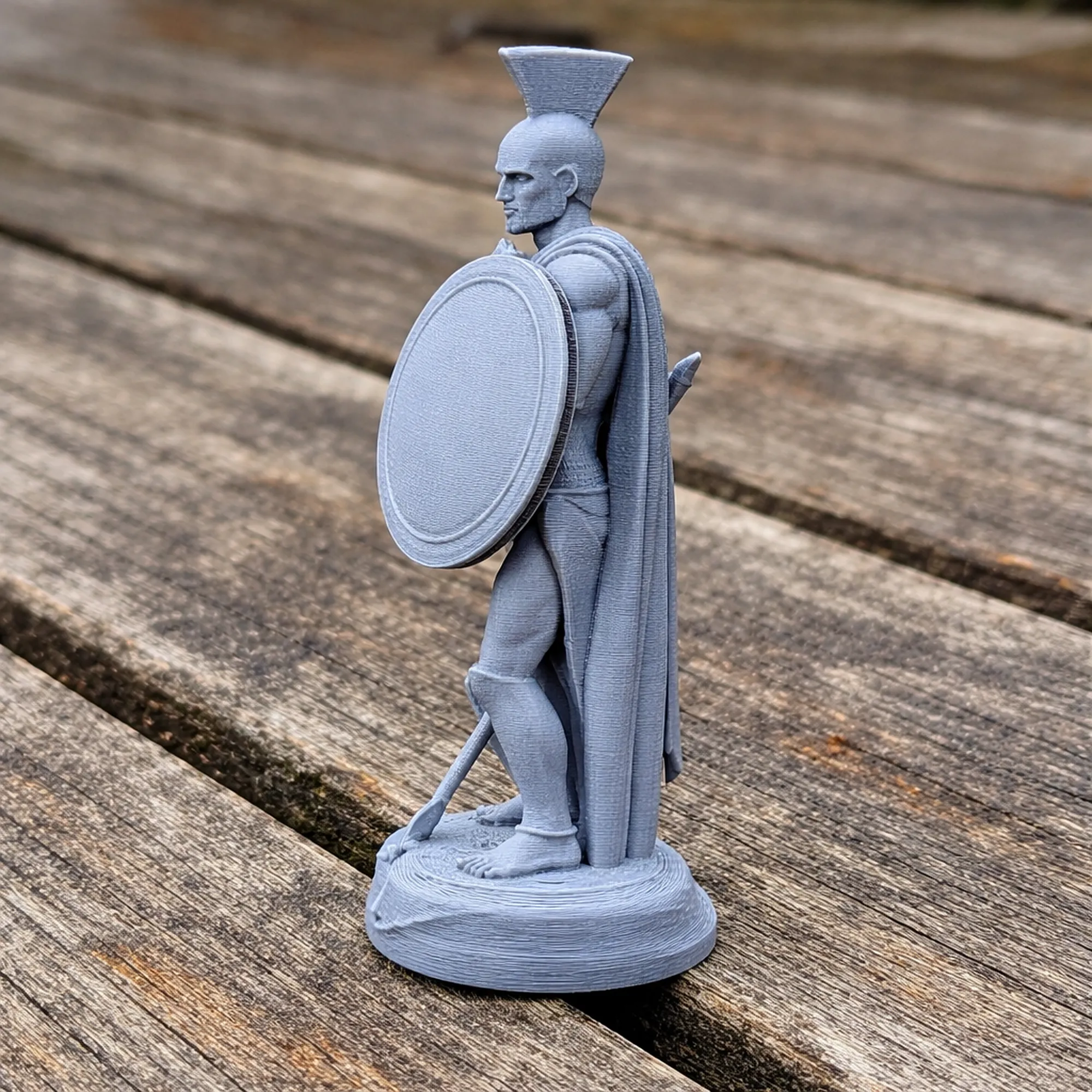 Leonidas I Spartan Warrior 3D Model .c4d .max .obj .3ds .fbx .stl .blend