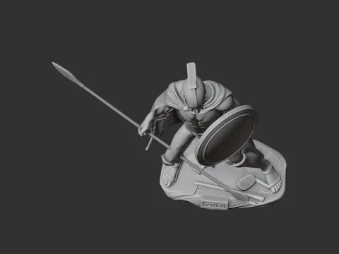 Leonidas I Spartan Warrior 3D Model