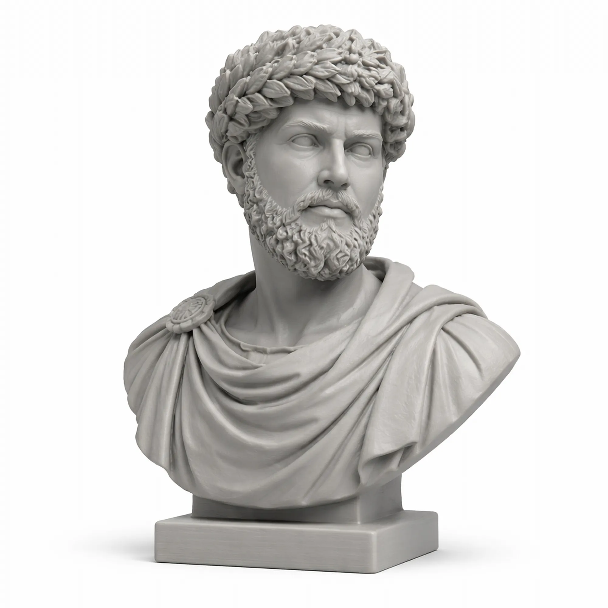 Lucius Verus Bust 3D Model .c4d .max .obj .3ds .fbx .stl .blend 