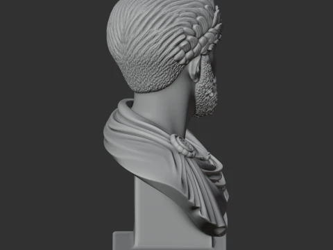 Lucius Verus Bust 3D Model
