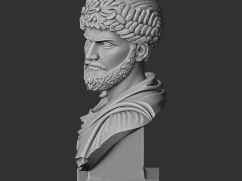 Lucius Verus Bust 3D Model