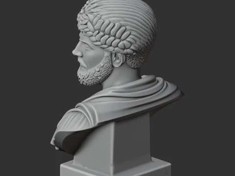 Lucius Verus Bust 3D Model