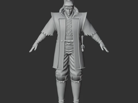 Maeda Keiji Samurai Classic 3D Model