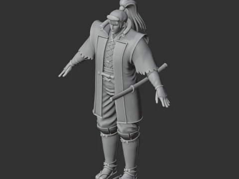 Maeda Keiji Samurai Classic 3D Model