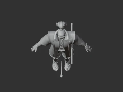 Maeda Keiji Samurai Classic 3D Model