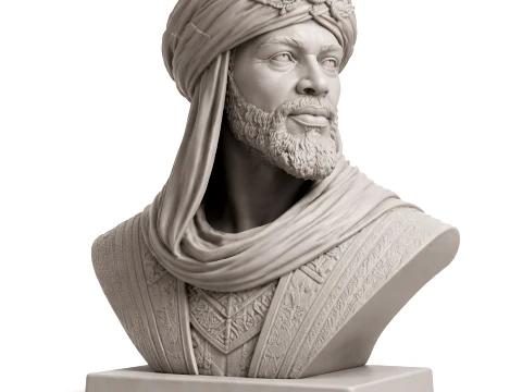 Mansa Musa Bust 3D Model