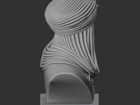 Mansa Musa Bust 3D Model