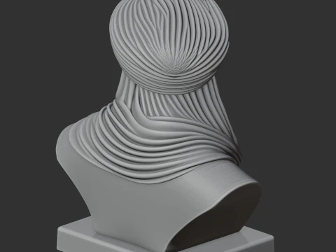 Mansa Musa Bust 3D Model