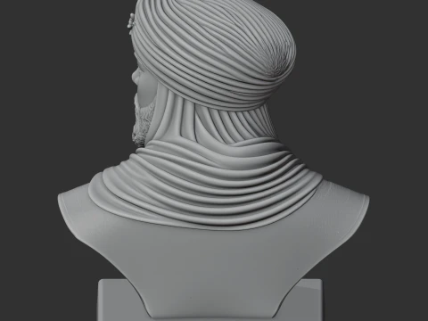 Mansa Musa Bust 3D Model