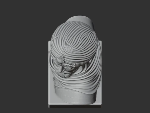 Mansa Musa Bust 3D Model