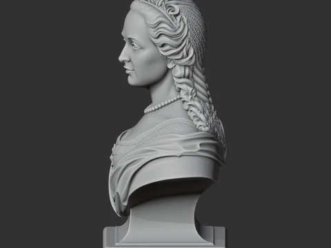 Maria Theresa Bust 3D Model