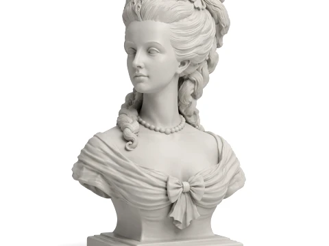 Marie Antoinette Bust 3D Modell