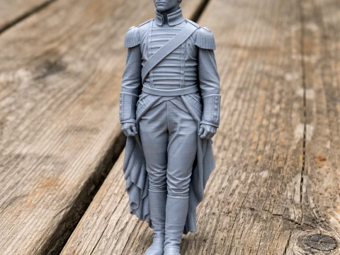 Marshal Victor Napoleonic Soldier 3D Model