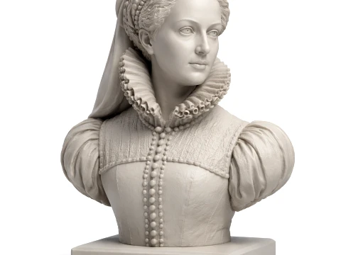 Mary Queen of Scots Bust 3Dモデル