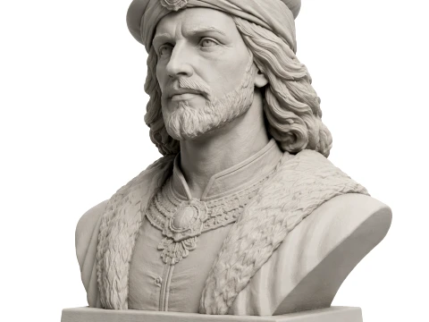 Matthias Corvinus Bust 3Dモデル