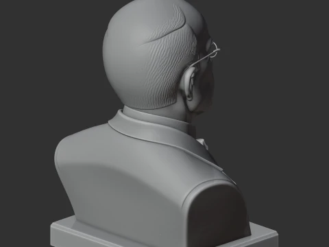 Max Planck Bust 3D Model