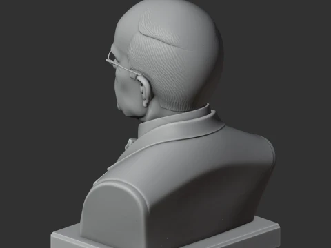 Max Planck Bust 3D Model