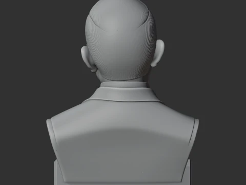 Max Planck Bust 3D Model