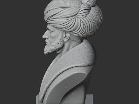 Mehmed the Conqueror Bust 3D Model