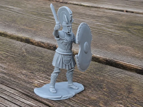Menelaus Spartan Warrior 3D Model