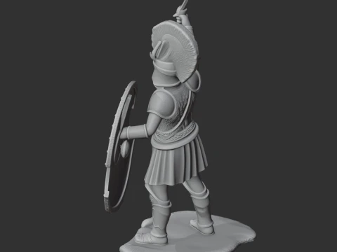 Menelaus Spartan Warrior 3D Model