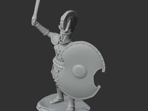 Menelaus Spartan Warrior 3D Model