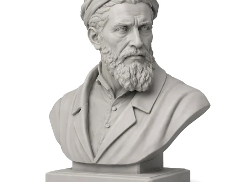 Michelangelo Bust 3Dモデル