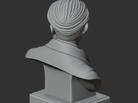 Michelangelo Bust 3D Model