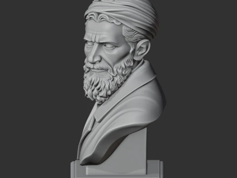 Michelangelo Bust 3D Model
