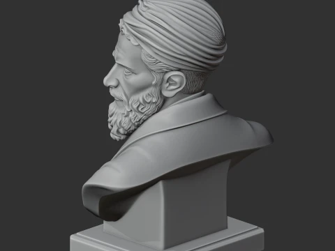Michelangelo Bust 3D Model