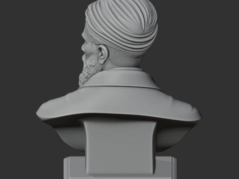 Michelangelo Bust 3D Model