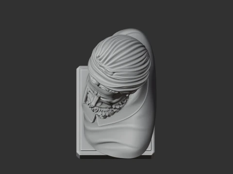 Michelangelo Bust 3D Model