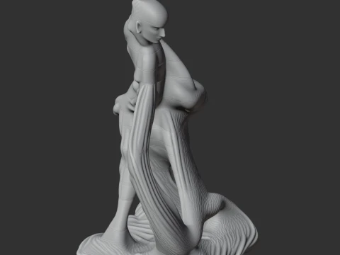 Milo of Croton Ancient Warrior 3D Model