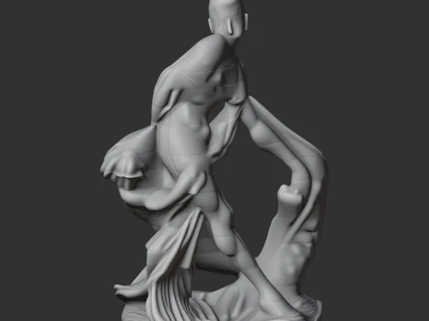 Milo of Croton Ancient Warrior 3D Model